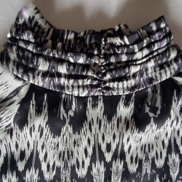 Marciano mock neck, bell sleeve mini dress - Picture 3 of 4